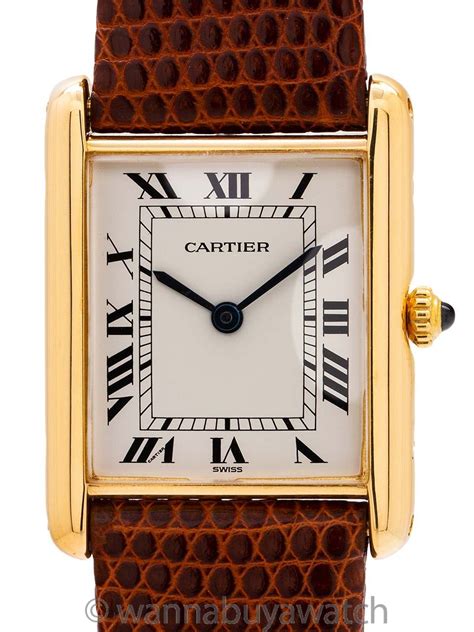 tank louis cartier red|pre owned cartier tank watches.